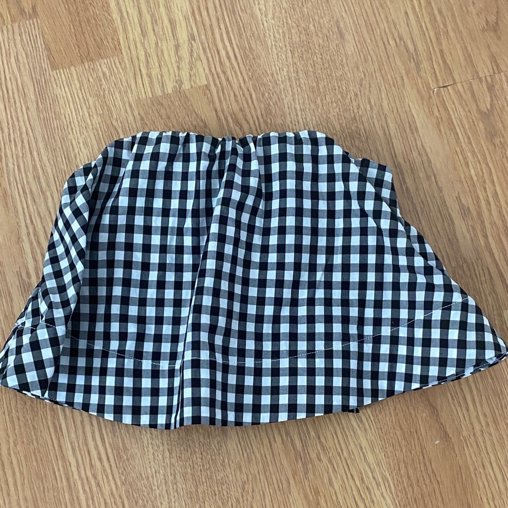 Wilfred tube top with ruffle